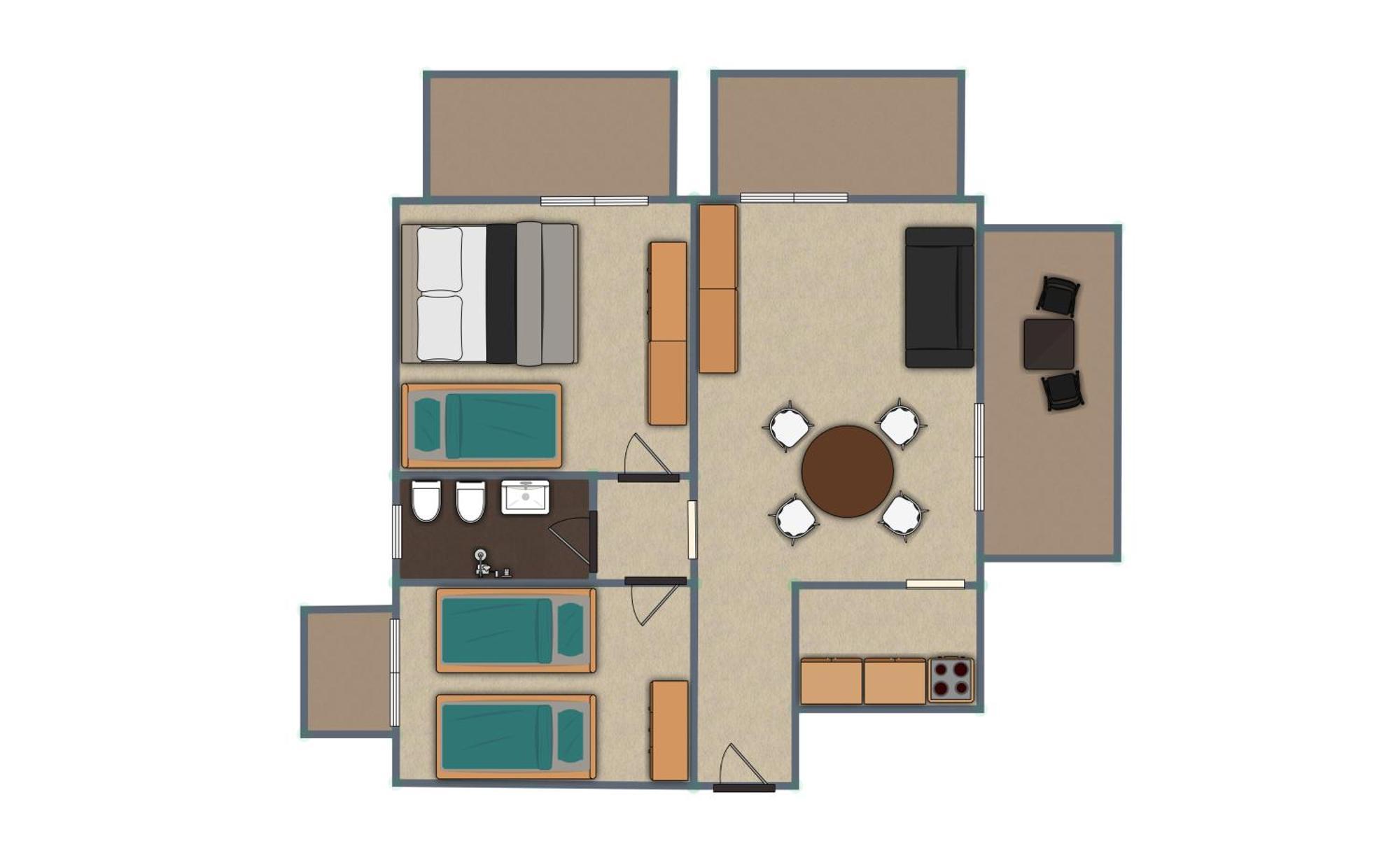 Residence Rainbow Bellaria – Igea Marina Szoba fotó